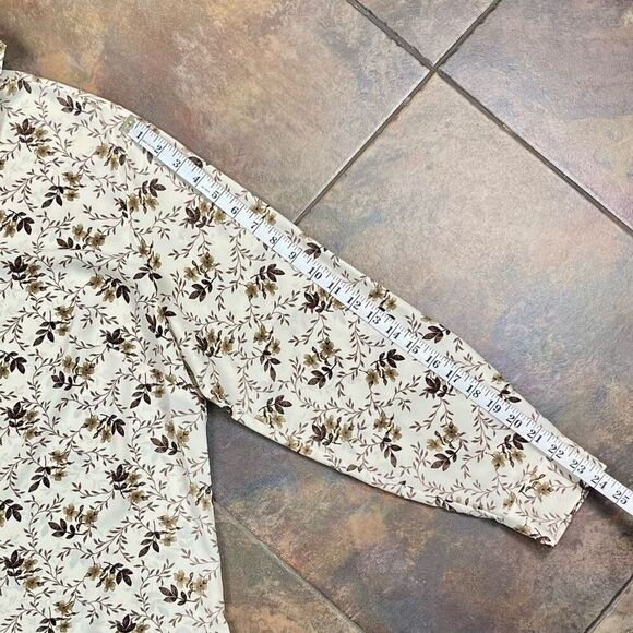 Laura Scott Floral Button Down Blouse 20W - Picture 6 of 8